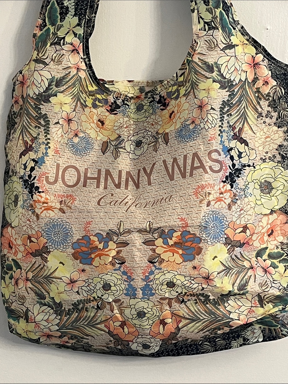 Johnny Was Floral Reusable Bag Multicolor